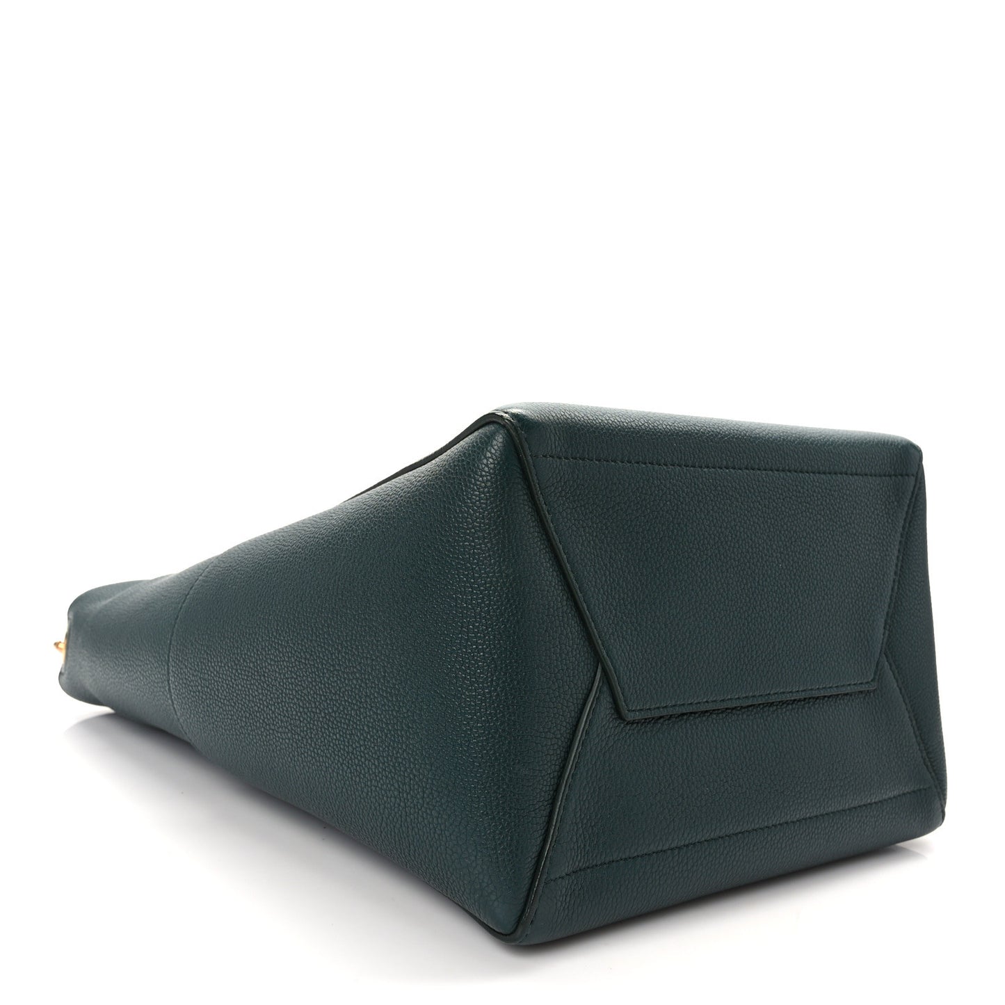 Soft Grained Calfskin Sangle Bucket Bag Amazone