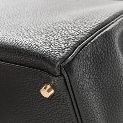 Hermes Taurillon Clemence Kelly Retourne 32 Black 10 of 21