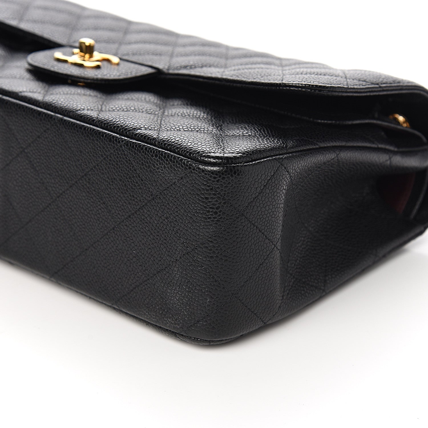 Chanel Caviar Quilted Jumbo Double Flap Black 8 of 10