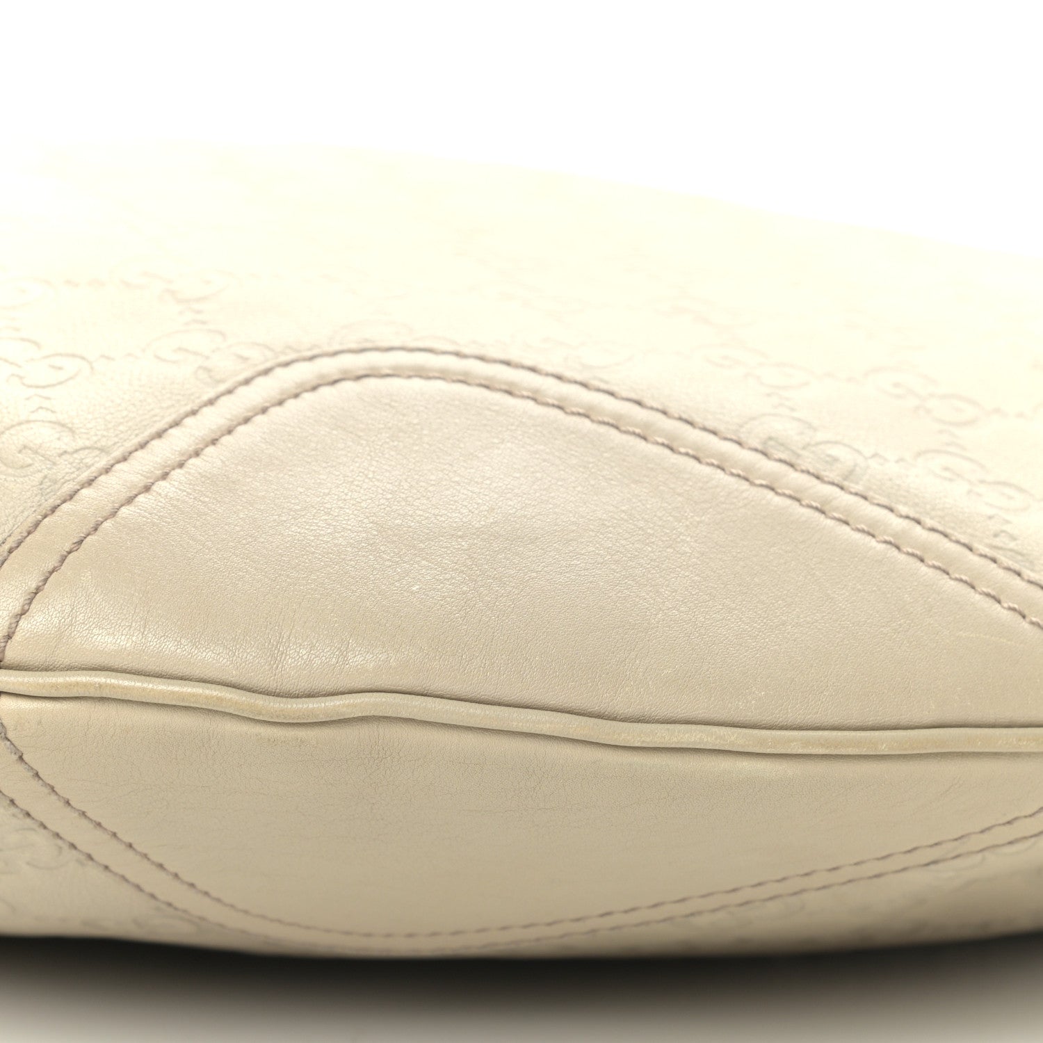 Gucci Guccissima Large Princy Hobo Off White 9 of 14