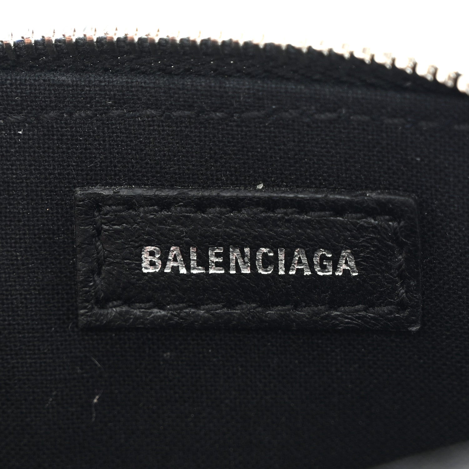 Balenciaga Shiny Calfskin Logo Crocodile Embossed Mini Ville Top Handle Bag Black 6 of 11