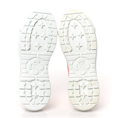 Louis Vuitton Denim Monogram Squad Sneakers 41 Pink 5 of 8