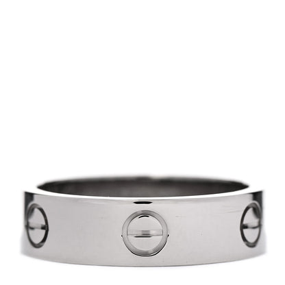 Cartier 18K White Gold 6mm LOVE Ring 60 9 2 of 8