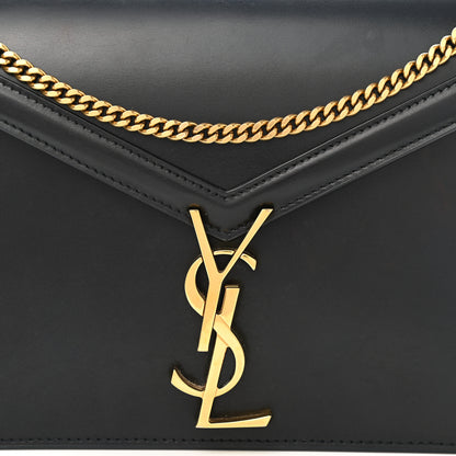 Saint Laurent Smooth Calfskin Monogram Cassandra Clasp Bag Black 8 of 10
