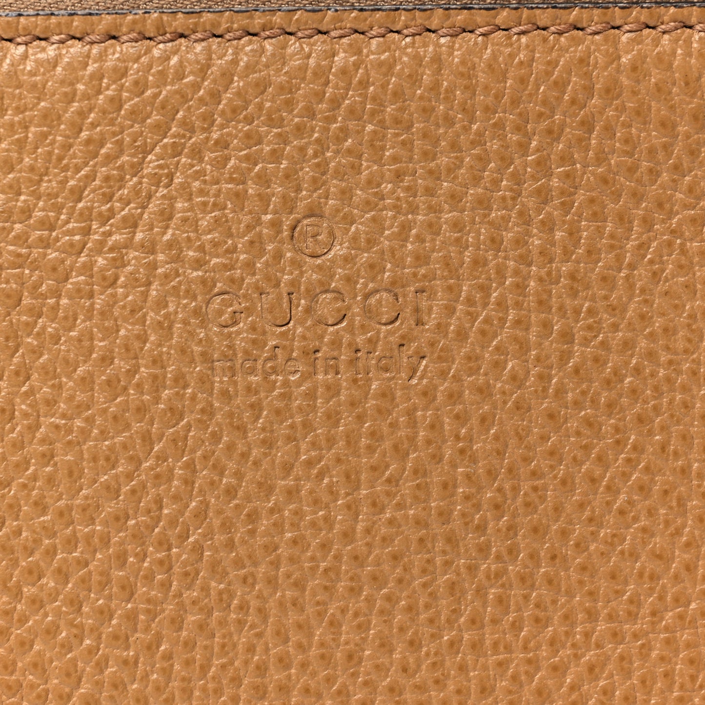 Calfskin Large Bamboo Clutch Brown