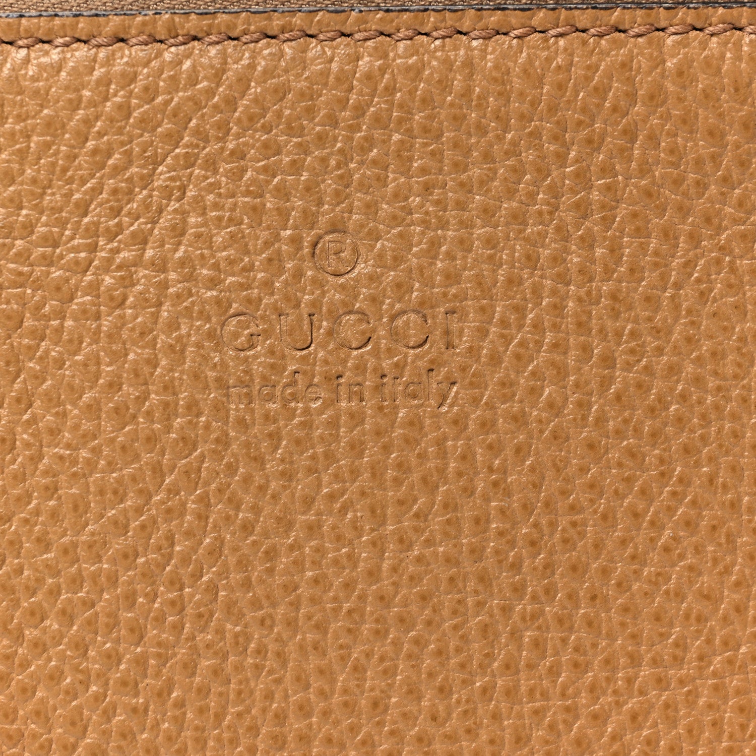 Gucci Calfskin Large Bamboo Clutch Brown 8 of 9