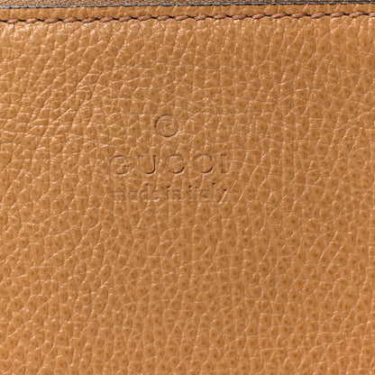 Gucci Calfskin Large Bamboo Clutch Brown 8 of 9