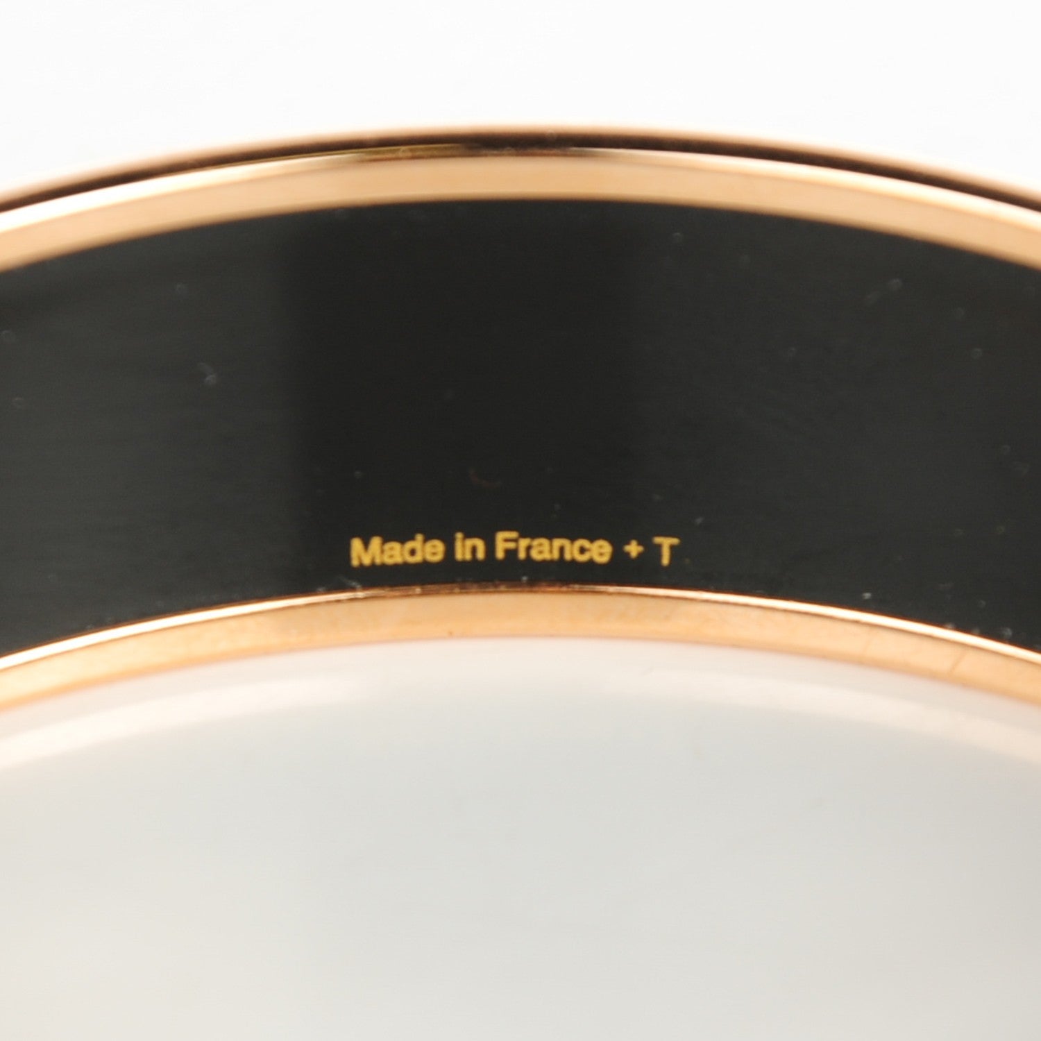 Hermes Enamel Printed Wide Les Léopards Bracelet 70 Black 5 of 6