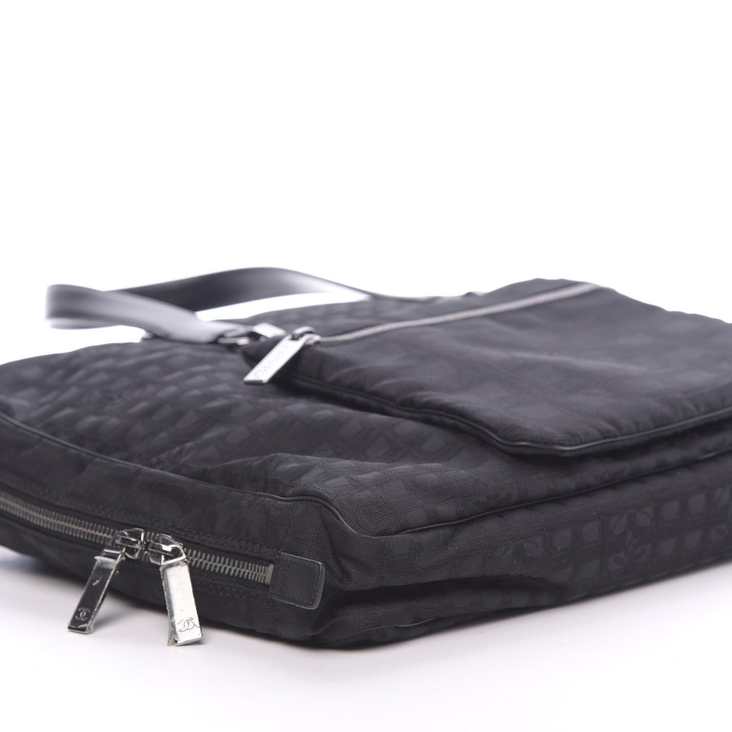 Nylon Travel CC Laptop Briefcase Black