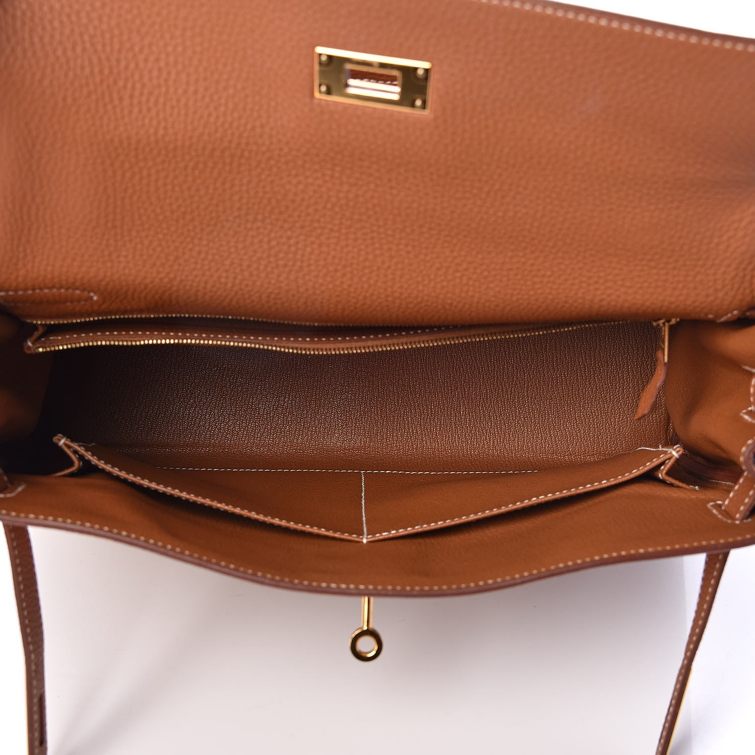Hermes Togo Kelly Retourne 32 Gold 7 of 36