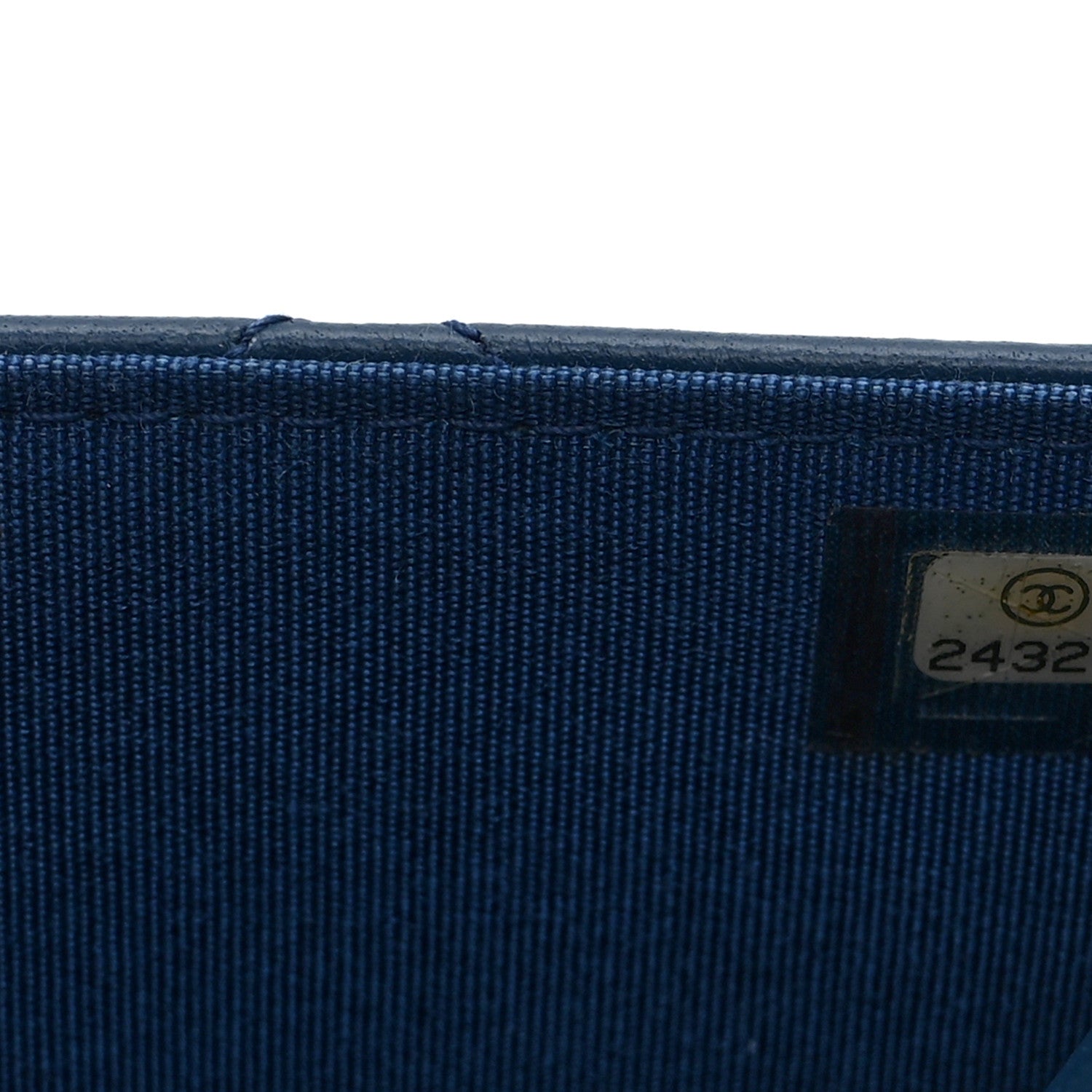 Chanel Lambskin Quilted Trendy CC Wallet On Chain WOC Blue 8 of 14