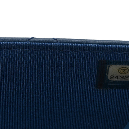 Chanel Lambskin Quilted Trendy CC Wallet On Chain WOC Blue 8 of 14