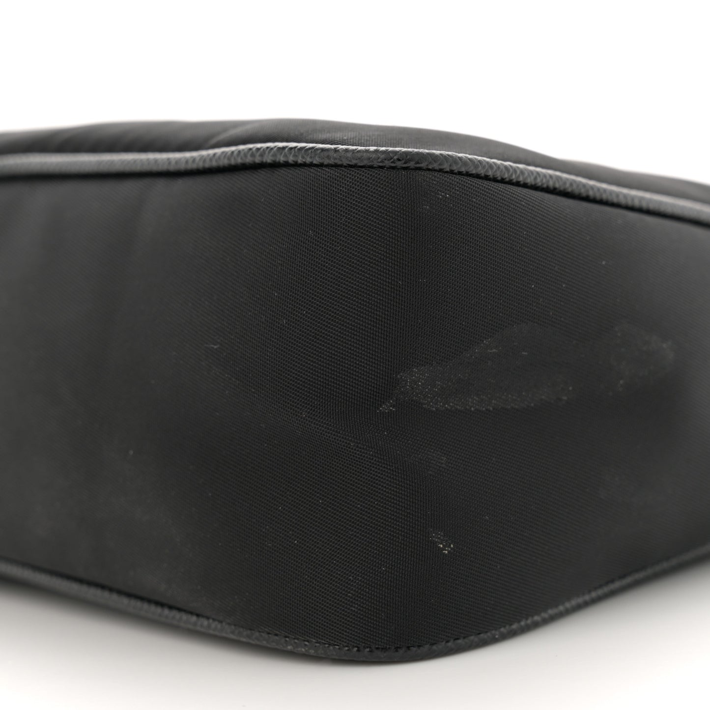 Tessuto Nylon Saffiano Mini Re-Edition 2005 Bag Black