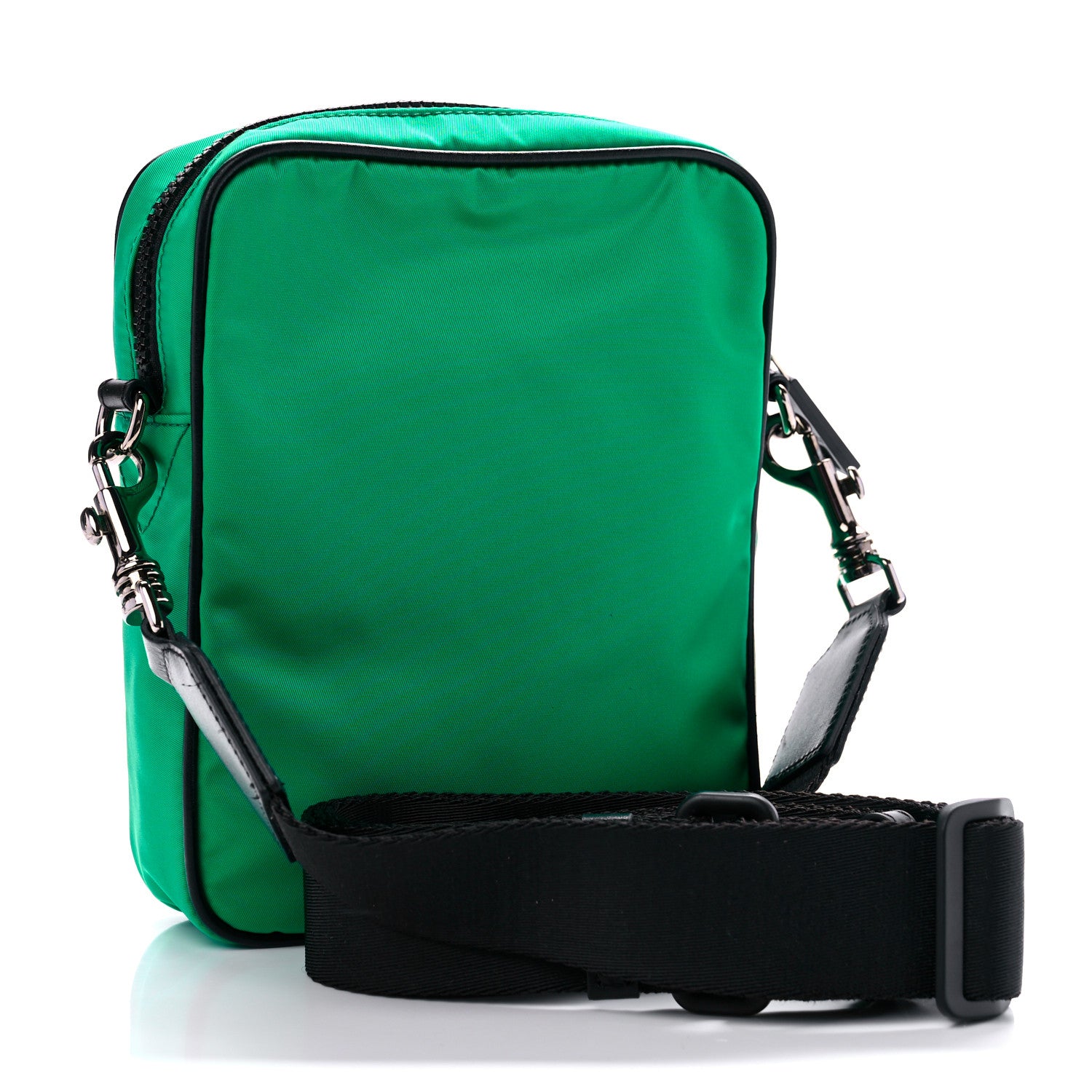 Versace Nylon Palazzo Medusa Crossbody Bag Green 3 of 10