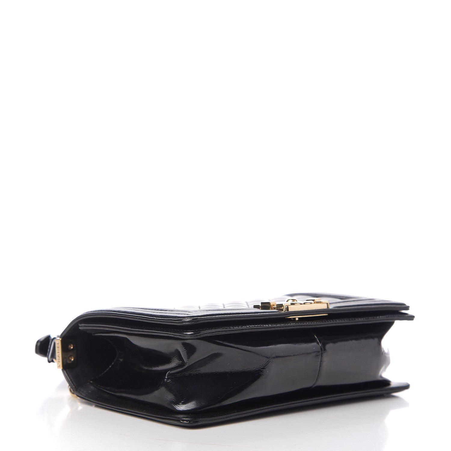 Chanel Glazed Calfskin Quilted New Medium Boy Flap Black 3 of 10