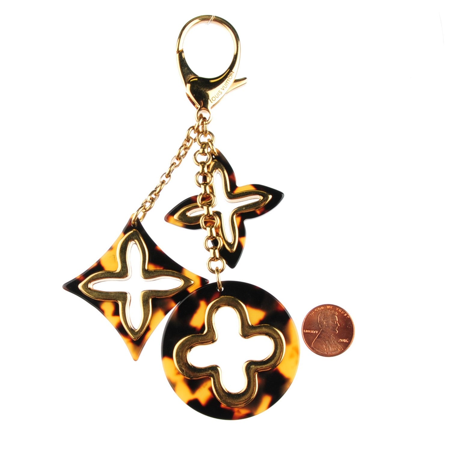 Louis Vuitton Insolence Bag Charm Ecaille 2 of 4