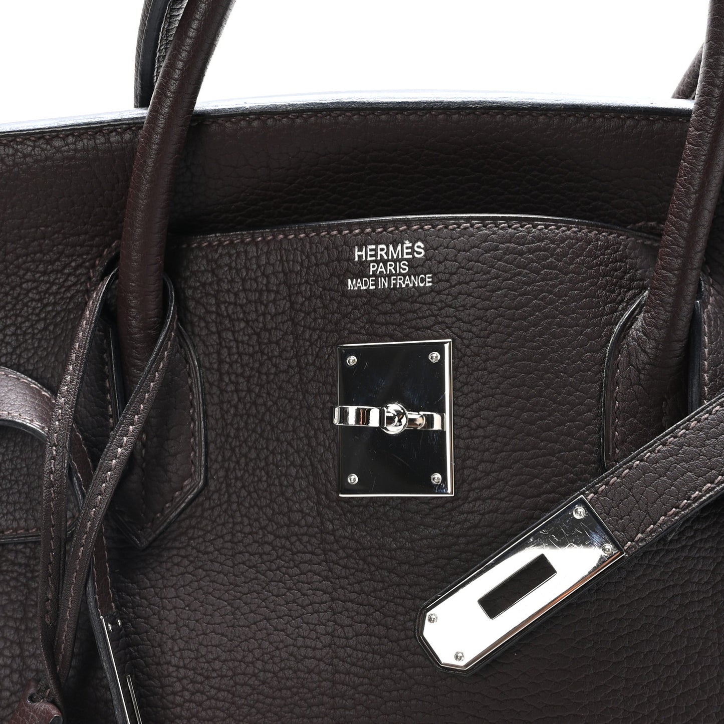 Togo Birkin 40 Chocolate