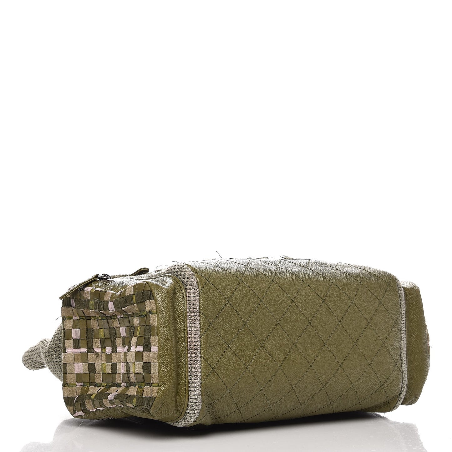 Tweed Canvas Cuba Pocket Backpack Khaki