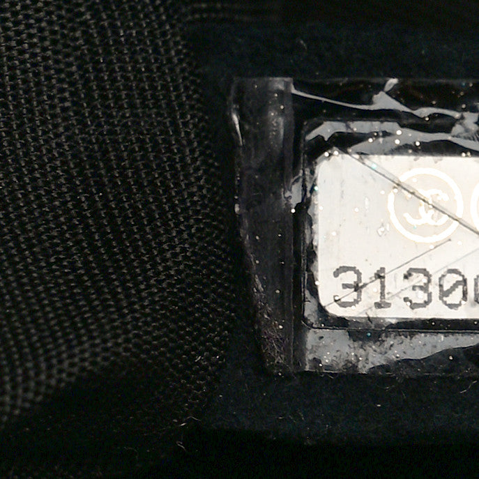 Chanel Caviar Quilted Sweet Vertical Shopping Tote Black 7 of 9