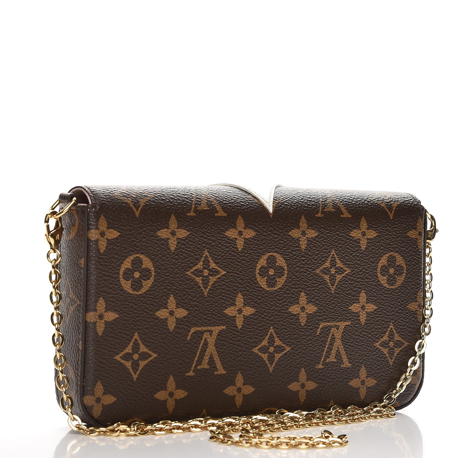 Louis Vuitton Monogram Lovely Birds Pochette Felicie Chain Wallet 3 of 9