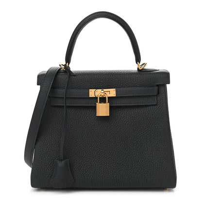 Hermes Togo Kelly Retourne 25 Vert Rousseau 1 of 11