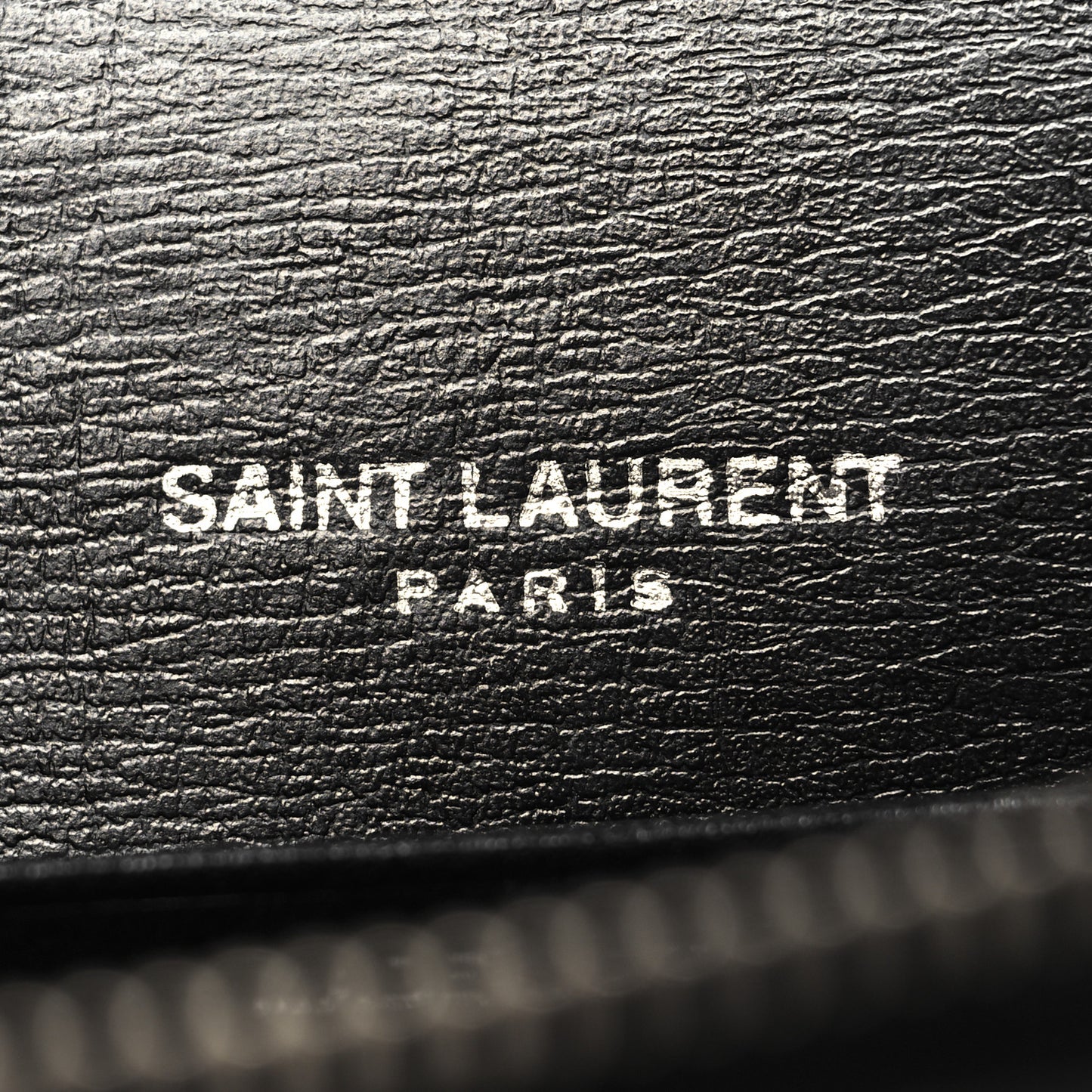 Calfskin Monogram Sunset Top Handle Chain Wallet Black