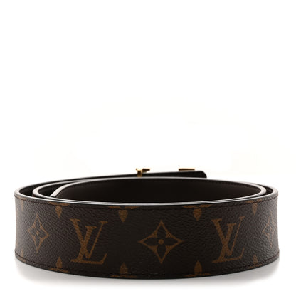 Louis Vuitton Calfskin Monogram 40mm LV Initiales Reversible Belt 100 40 Brown 2 of 7