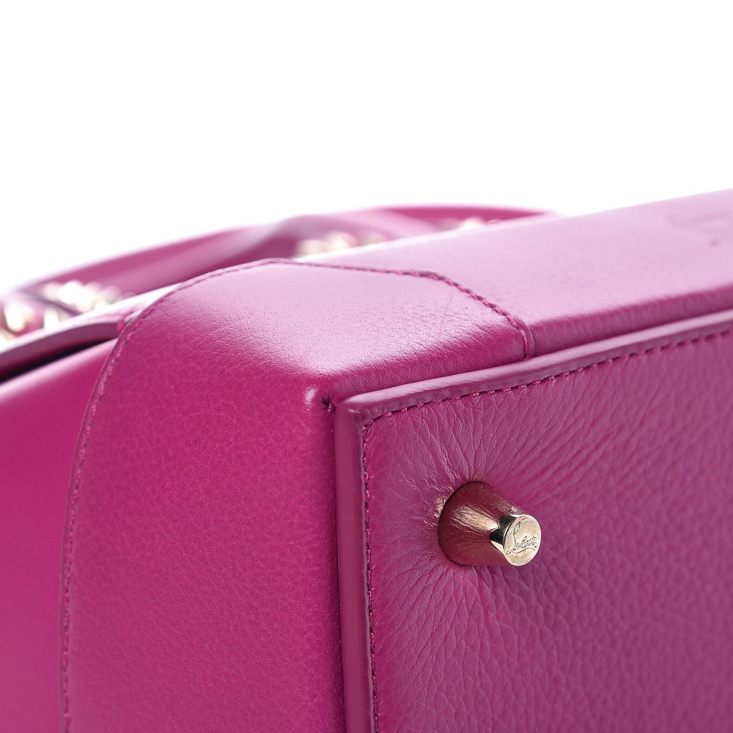 Calfskin Small Eloise Tote Fuchsia
