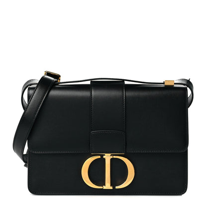 Christian Dior Smooth Calfskin 30 Montaigne Flap Bag Black 1 of 11