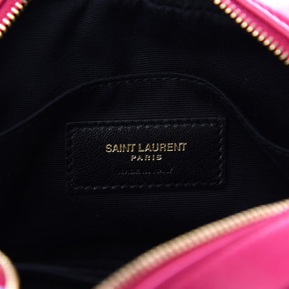Saint Laurent Calfskin Matelasse Monogram Lou Belt Bag Bright Pink 5 of 8