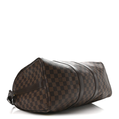 Louis Vuitton Damier Ebene Keepall Bandouliere 45 3 of 9