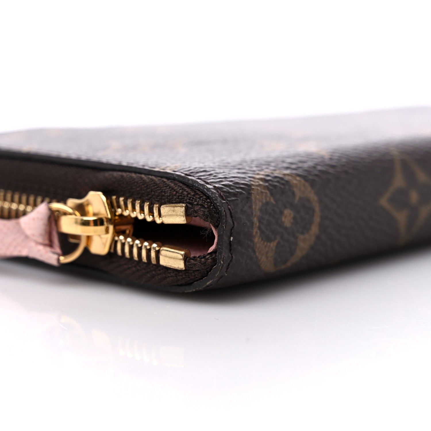 Louis Vuitton Monogram Clemence Wallet Rose Ballerine 7 of 9