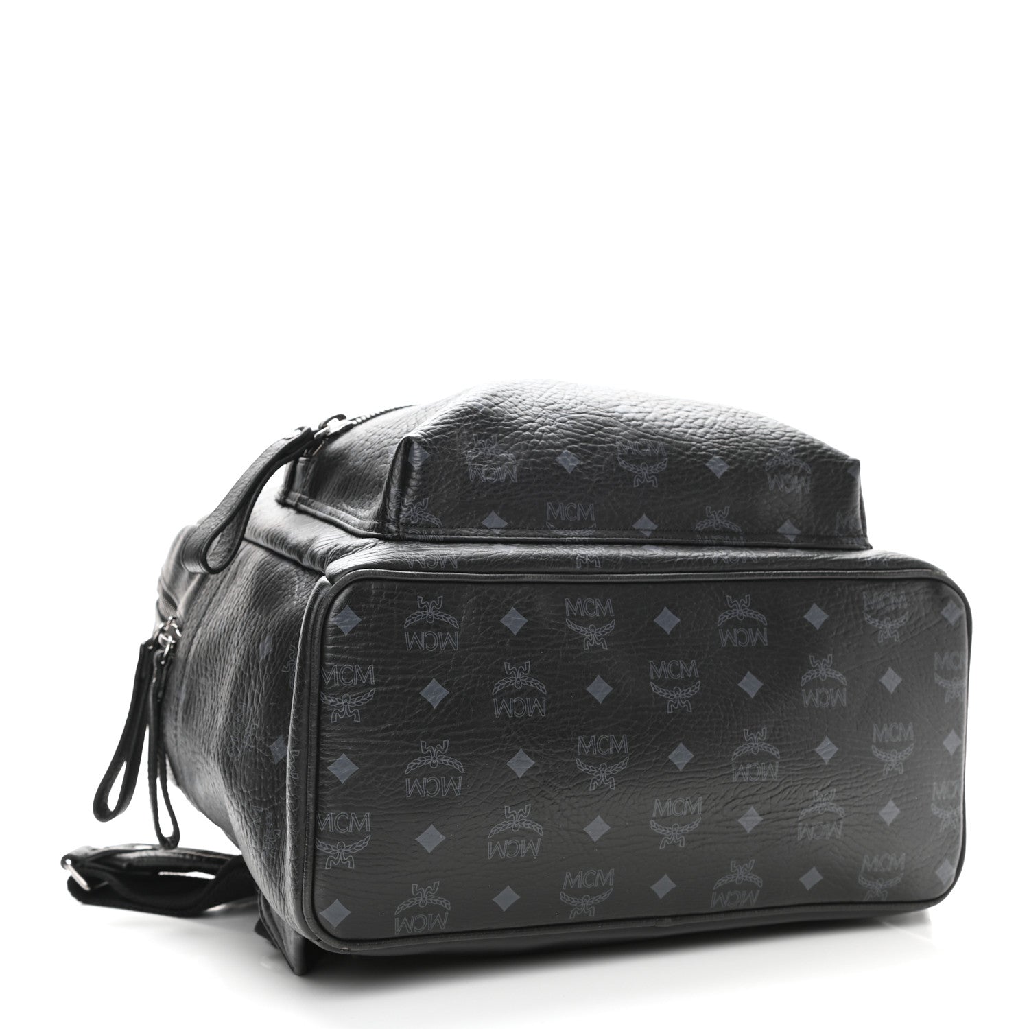 MCM Visetos Medium Sprinkle Stud Stark Backpack Black 4 of 10