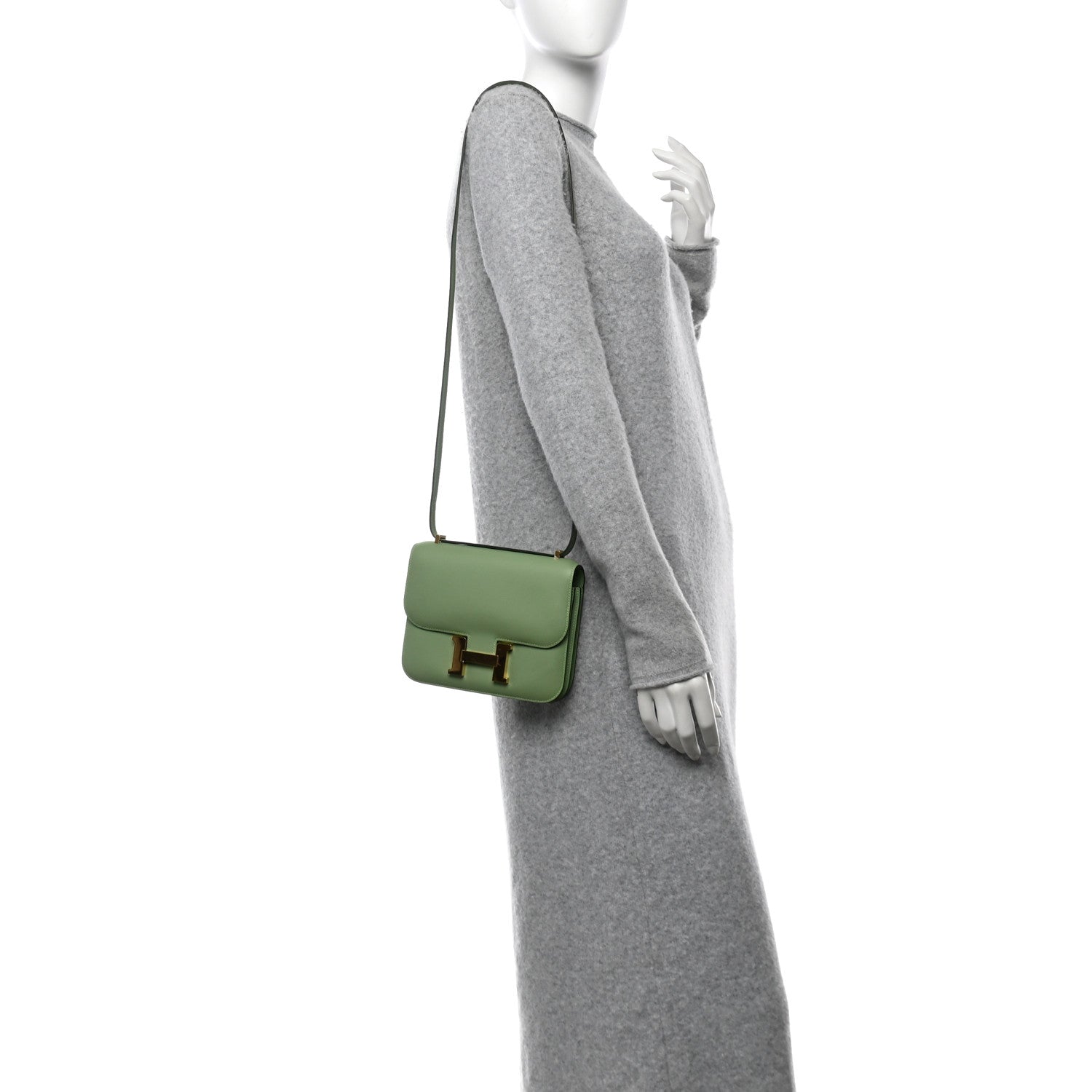 Hermes Swift Constance 18 Vert Criquet 2 of 12