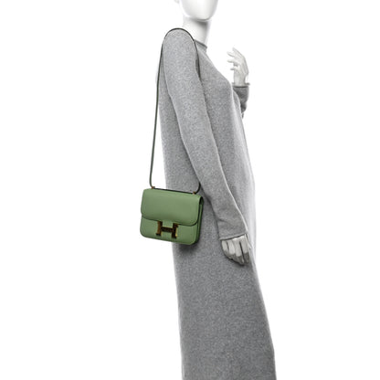 Hermes Swift Constance 18 Vert Criquet 2 of 12