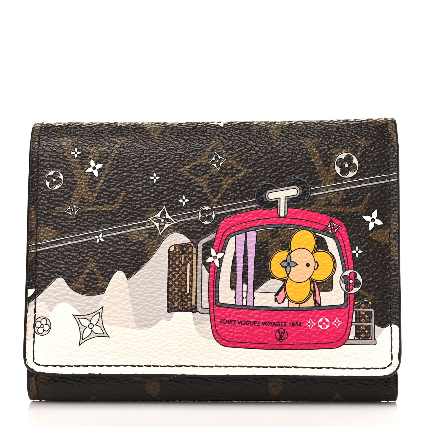 Monogram 2019 Christmas Animation Victorine Wallet Fuchsia