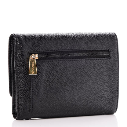 Chanel Caviar Timeless Flap Wallet Black 3 of 7