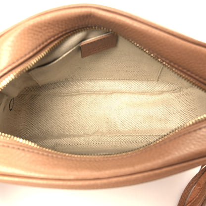 Gucci Pebbled Calfskin Small Soho Disco Bag Camelia 5 of 12
