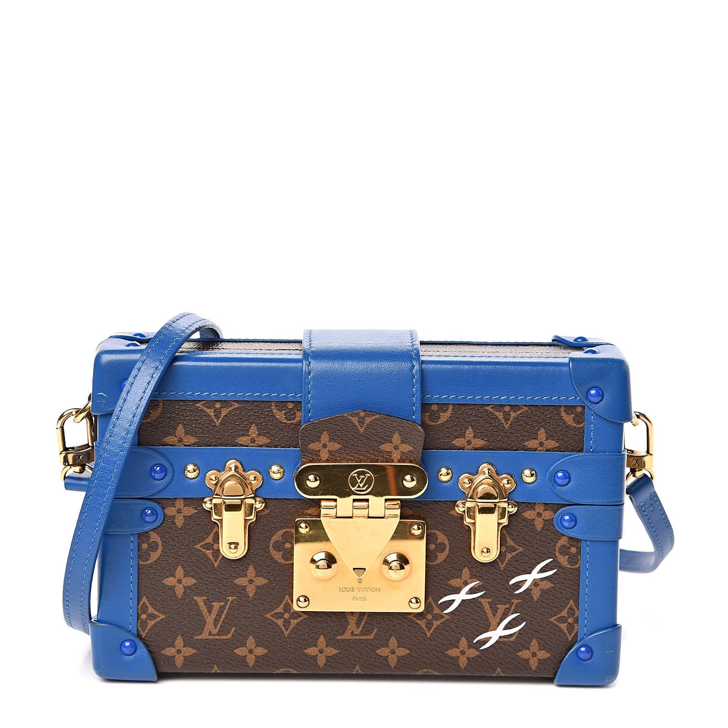 Monogram Petite Malle Blue Royal