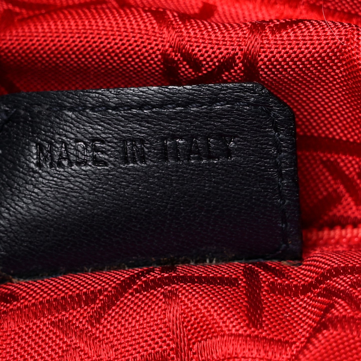 Lambskin Cannage Large Lady Dior Navy