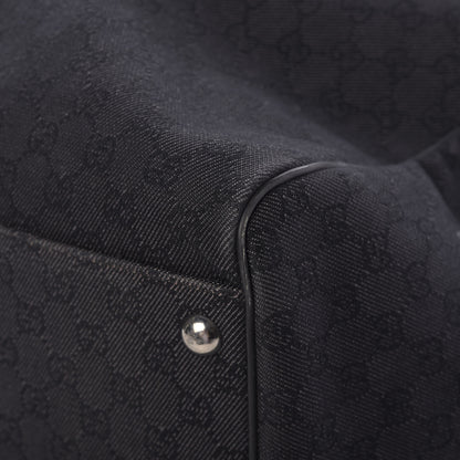 Gucci Denim Monogram Large Duffle Black 11 of 15