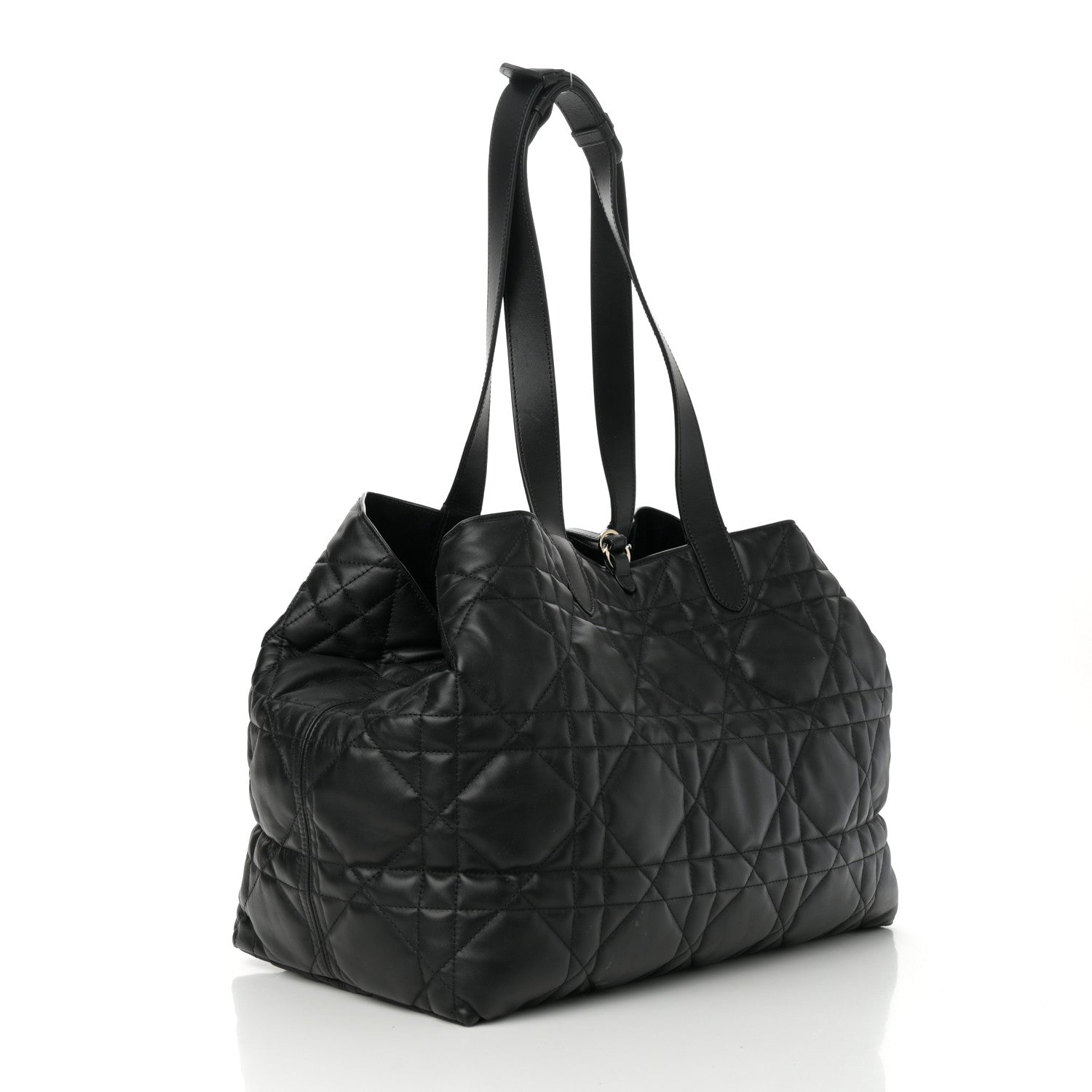 Christian Dior Calfskin Macrocannage Large Toujours Black 4 of 15