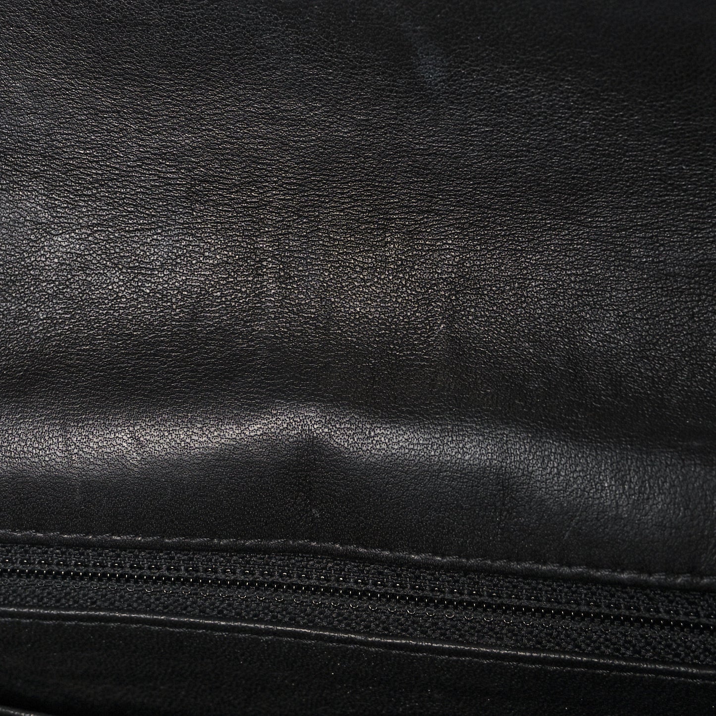 Lambskin Quilted Mini Rectangular Flap Black