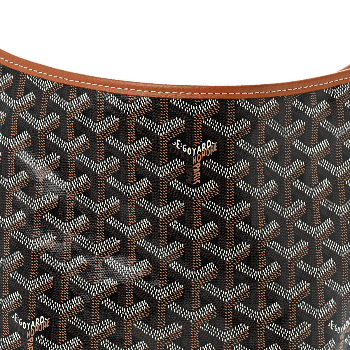 Goyardine Boheme Hobo Black Gold