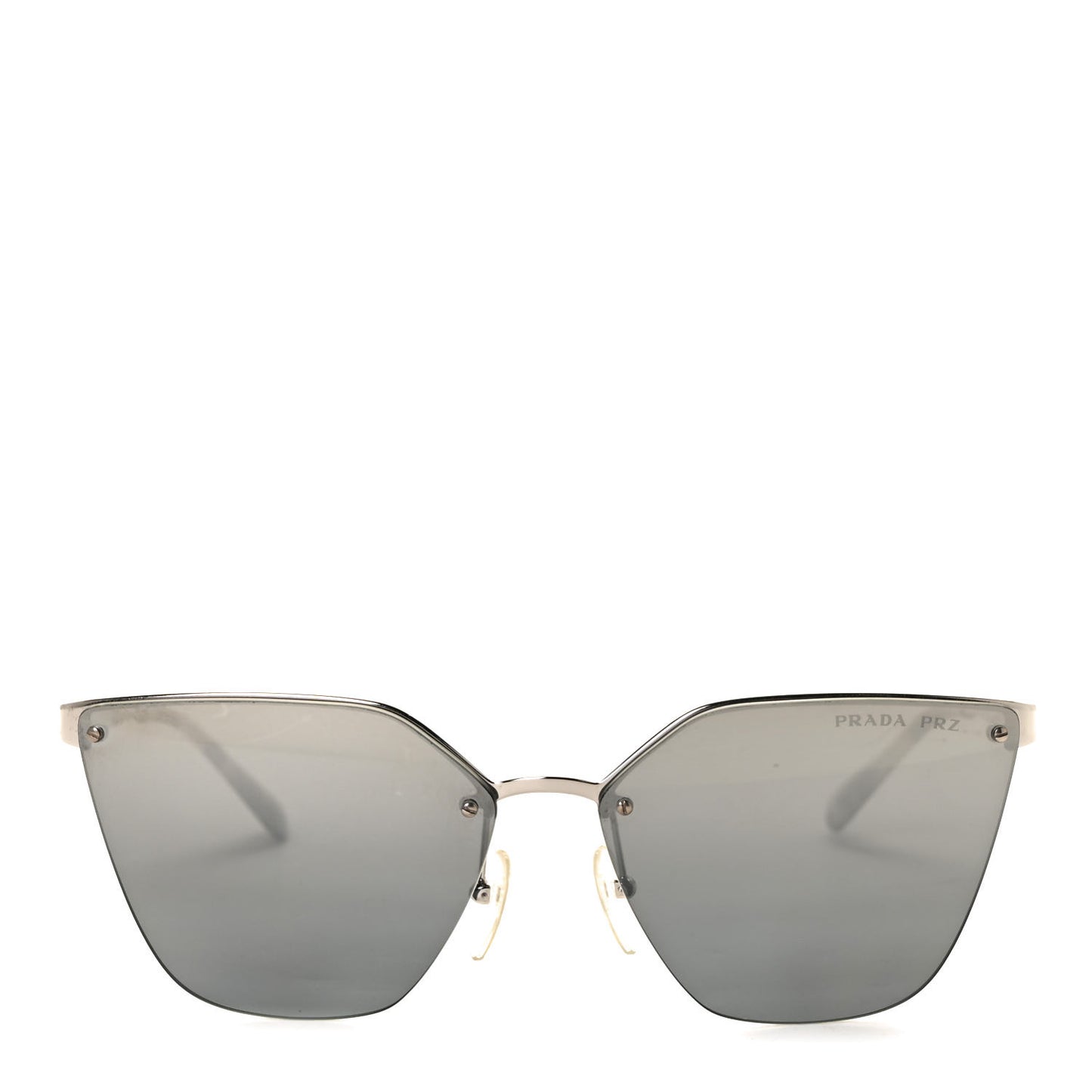Polarized Cat Eye Sunglasses SPR 68T Silver