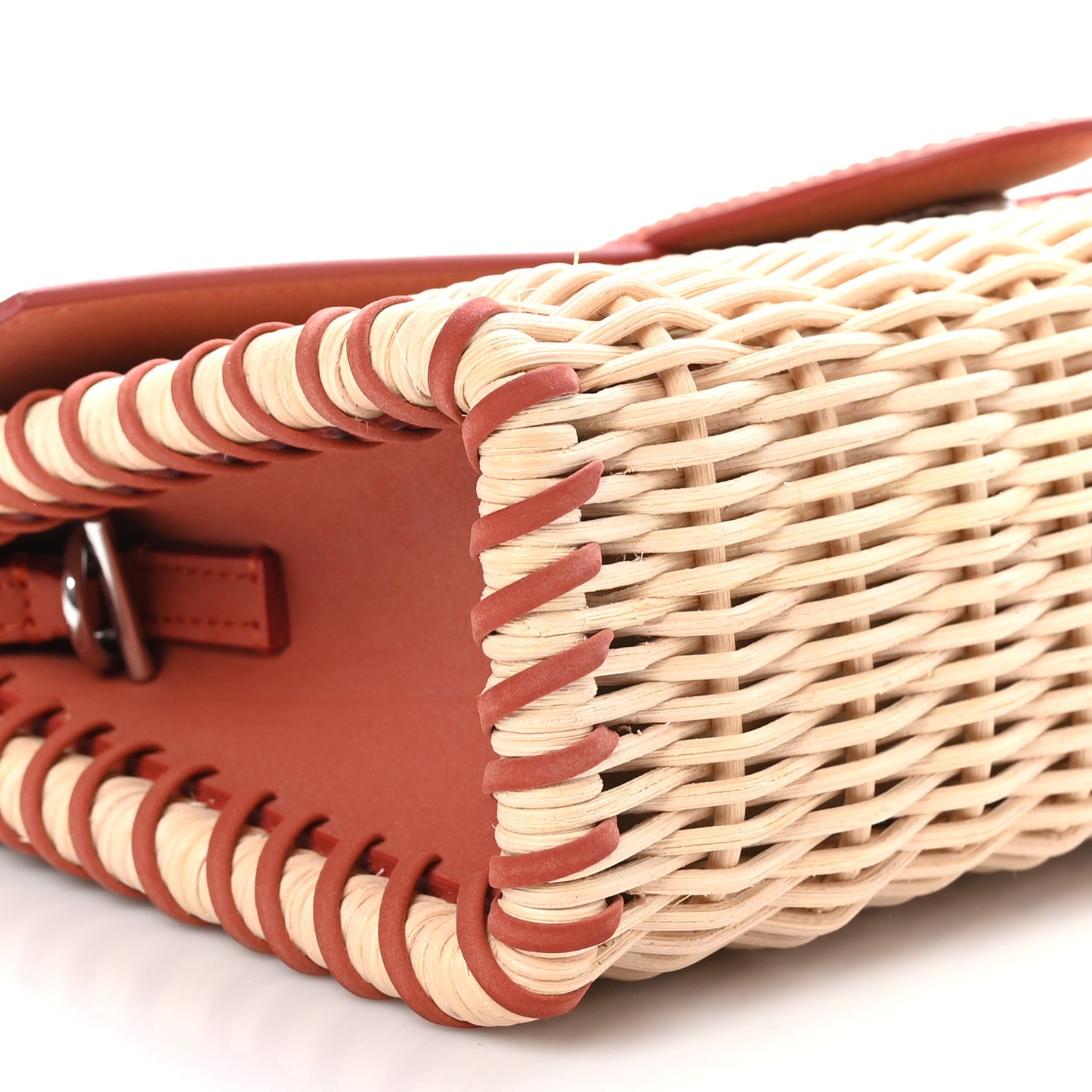 Wicker Nubuck Le Bambino Long Dark Red