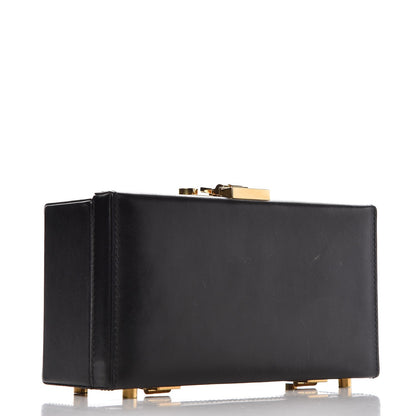 Saint Laurent Calfskin Micro Mellettes Clutch Black 3 of 12