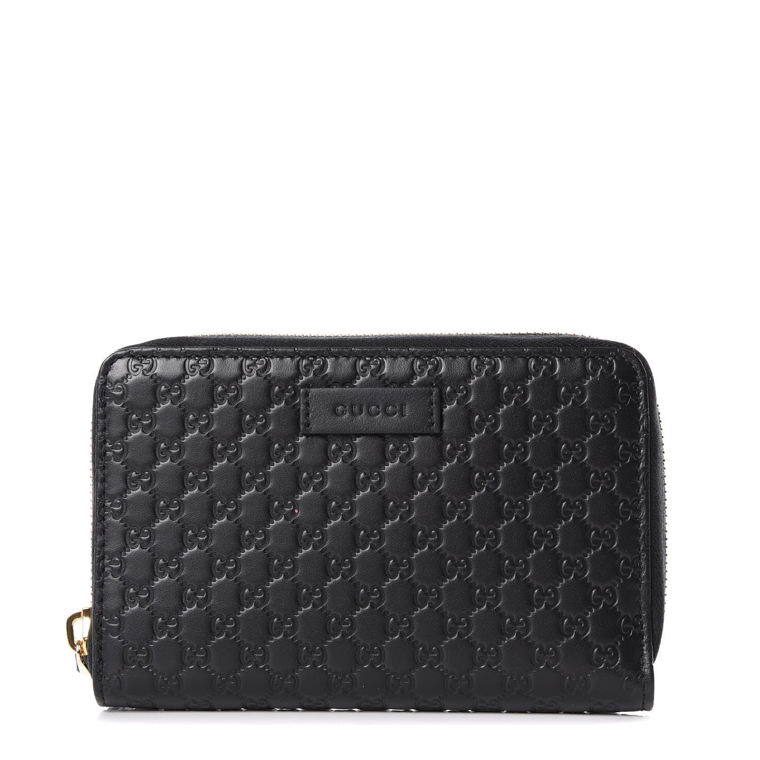 Gucci Soft Microguccissima Zip Around Organizer Wallet Black 1 of 11
