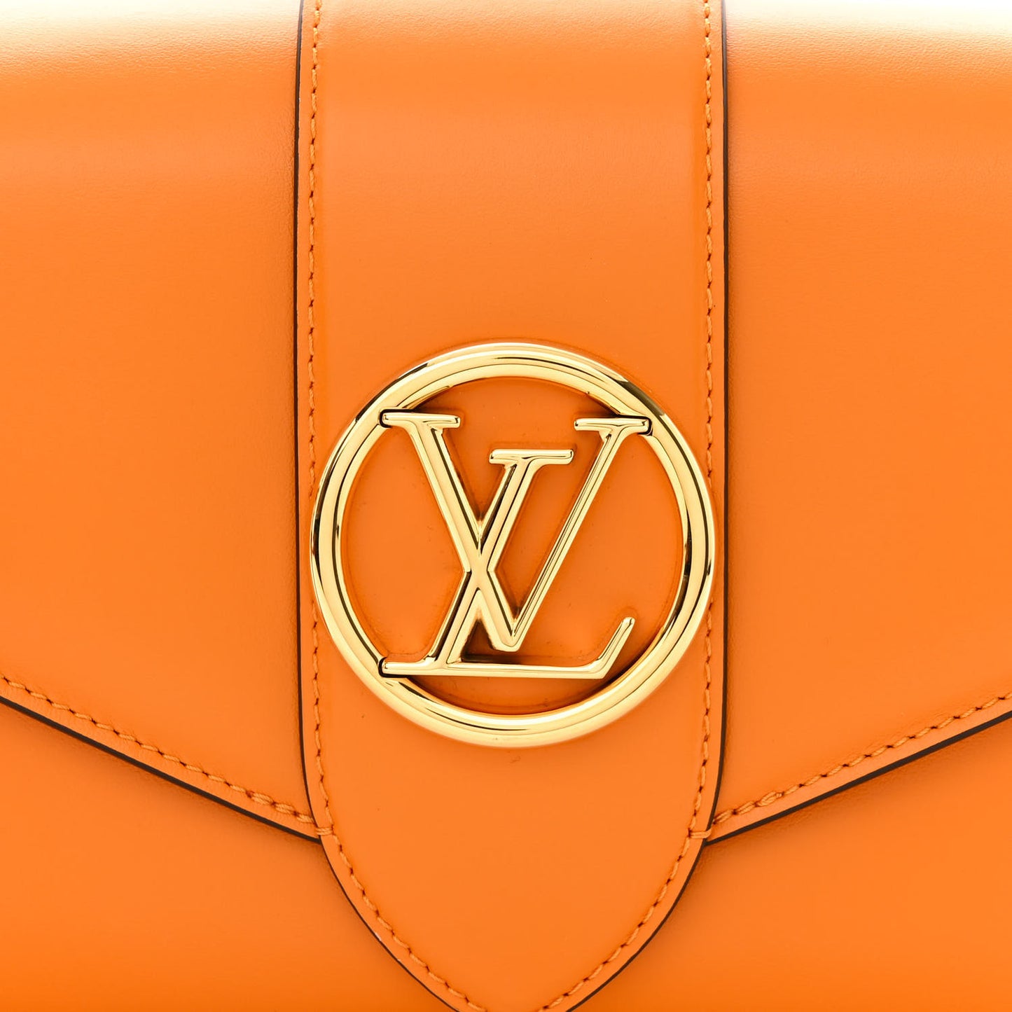 Smooth Calfskin LV Pont 9 Summer Gold