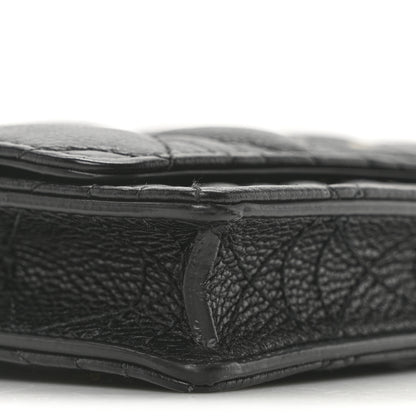 Christian Dior Supple Calfskin Cannage Caro Belt Pouch with Chain Black 8 of 9